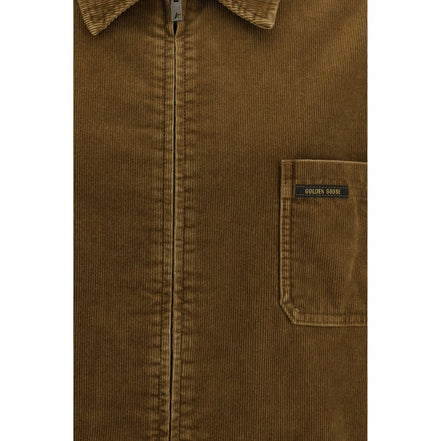 Golden Goose Brown Cotton Full-Length Jacket