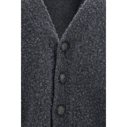 Golden Goose Gray Wool Cardigan