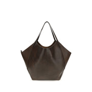 Brunello Cucinelli Brown Calf Leather Handbag