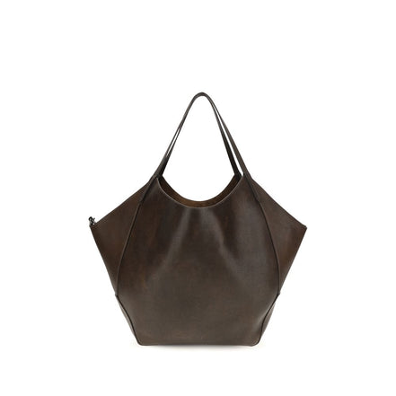 Brunello Cucinelli Brown Calf Leather Handbag
