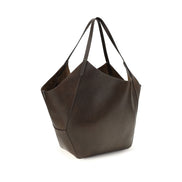 Brunello Cucinelli Brown Calf Leather Handbag