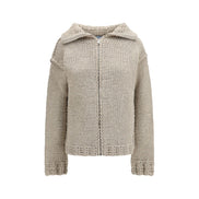 Prada Gray Wool Cardigan