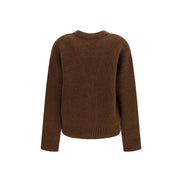 Ami Paris Brown Alpaca Cardigan