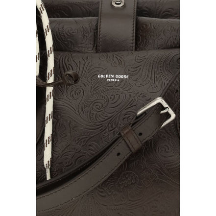 Golden Goose Brown Calf Leather Handbag