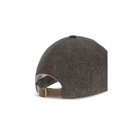 Brunello Cucinelli Brown Wool Cap (Baseball Hat)