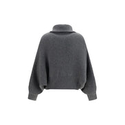 Brunello Cucinelli Gray Cashmere Cardigan