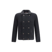 Brunello Cucinelli Gray Cashmere Cardigan