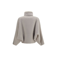 Brunello Cucinelli White Wool Coat