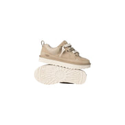 UGG Beige Suede Leather Chunky Sneakers