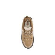 UGG Brown Calf Leather Athletic Sneakers