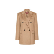 Max Mara Brown Virgin Wool Coat