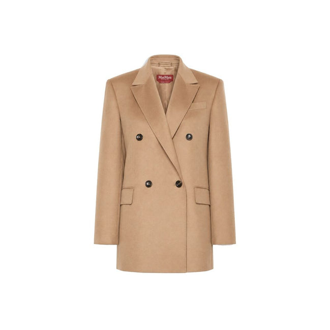 Max Mara Brown Virgin Wool Coat