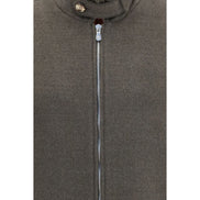 Brunello Cucinelli Gray Wool Full-Length Jacket