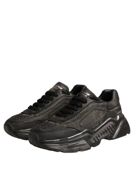 Dolce & Gabbana Black Daymaster Low Top Sneakers