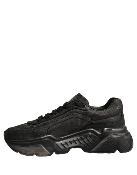 Dolce & Gabbana Black Daymaster Low Top Sneakers