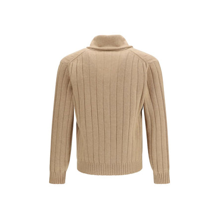 Brunello Cucinelli Beige Cashmere Cardigan