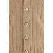 Brunello Cucinelli Beige Cashmere Cardigan