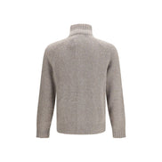 Brunello Cucinelli Gray Wool Cardigan