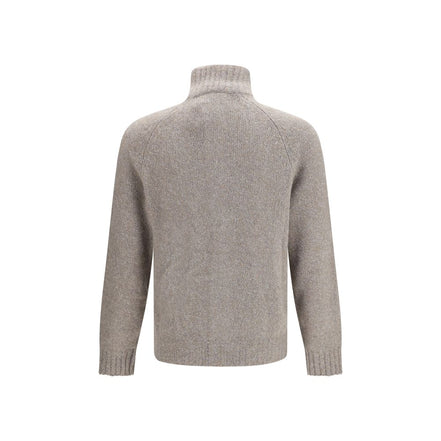Brunello Cucinelli Gray Wool Cardigan