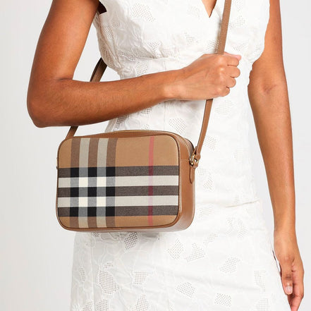 Burberry Brown Leather Shoulder Bag