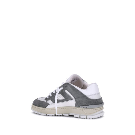 Axel Arigato Gray Calf Leather Athletic Sneakers