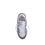 Axel Arigato Gray Calf Leather Athletic Sneakers