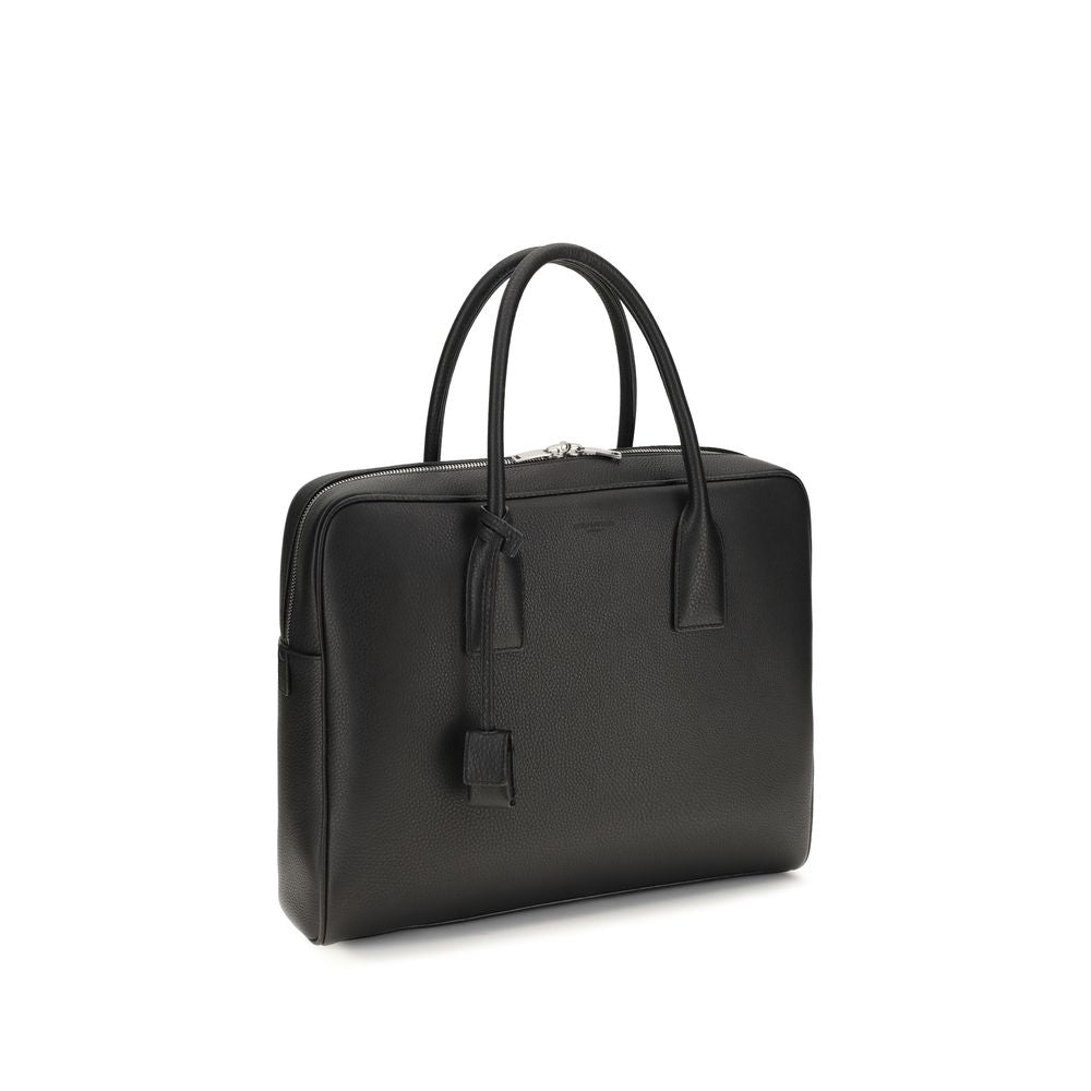 Saint Laurent Black Calf Leather Handbag