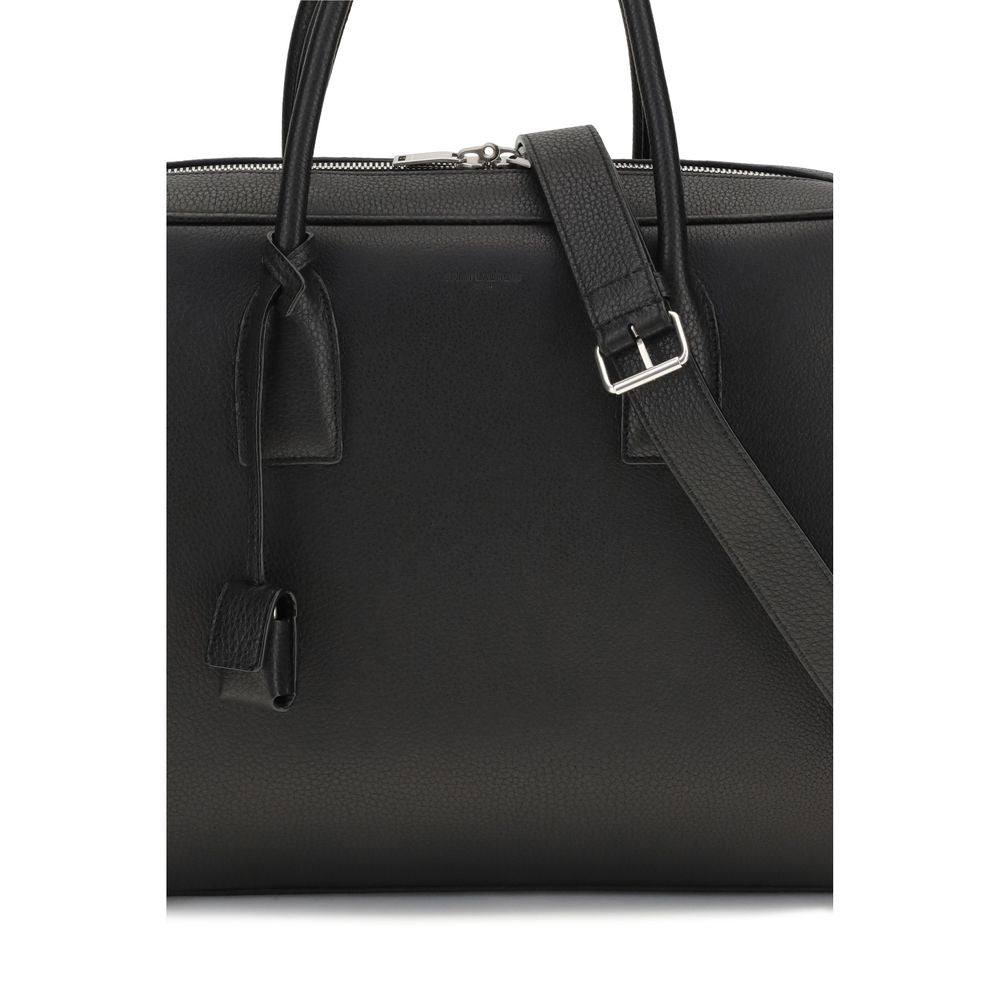 Saint Laurent Black Calf Leather Handbag