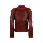 Giorgio Armani Bordeaux Viscose Cardigan
