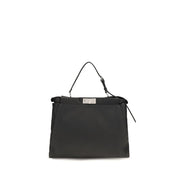 Fendi Black Calf Leather Shoulder Bag