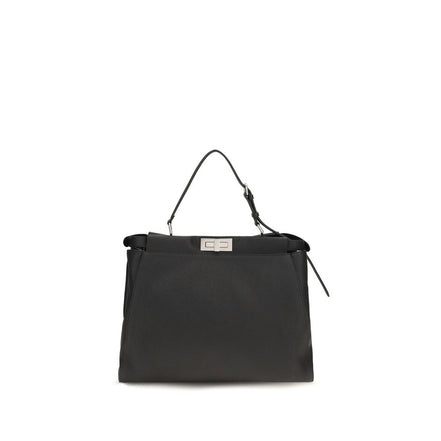 Fendi Black Calf Leather Shoulder Bag
