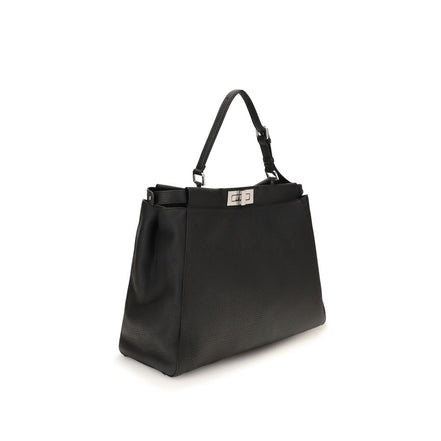 Fendi Black Calf Leather Shoulder Bag