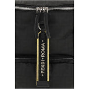 Fendi Black Polyester Backpack