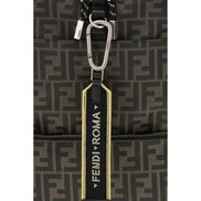 Fendi Brown Polyester Backpack