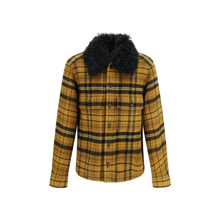 Fendi Multicolor Wool Full-Length Jacket