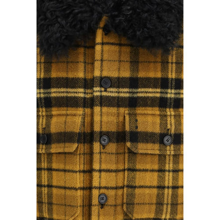 Fendi Multicolor Wool Full-Length Jacket