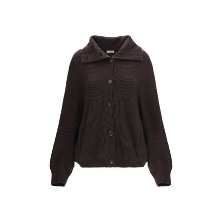 Brunello Cucinelli Brown Cashmere Cardigan