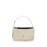 Ferragamo Beige Calf Leather Shoulder Bag