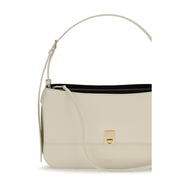 Ferragamo Beige Calf Leather Shoulder Bag