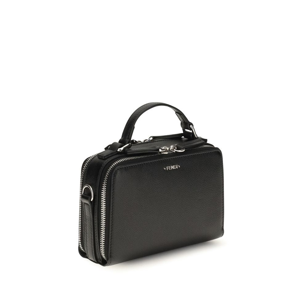 Fendi Black Calf Leather Shoulder Bag