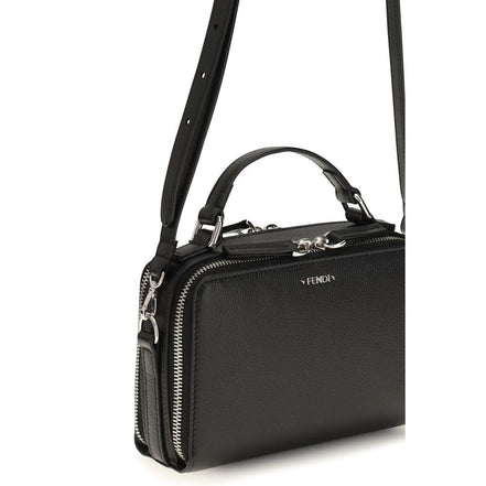 Fendi Black Calf Leather Shoulder Bag