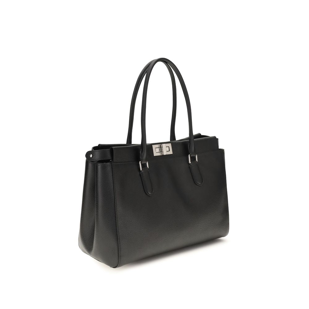 Fendi Black Calf Leather Shoulder Bag