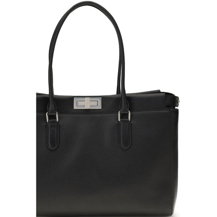 Fendi Black Calf Leather Shoulder Bag
