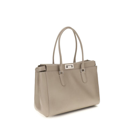 Fendi Beige Calf Leather Shoulder Bag