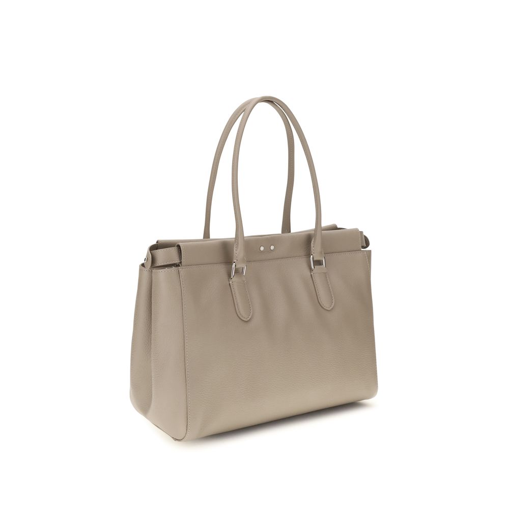 Fendi Beige Calf Leather Shoulder Bag