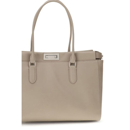 Fendi Beige Calf Leather Shoulder Bag