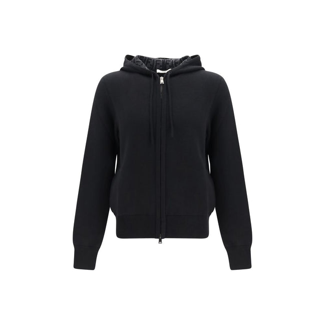 Fendi Black Cashmere Hoodie