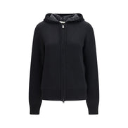 Fendi Black Cashmere Hoodie