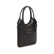 Miu Miu Black Calf Leather Handbag