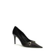 Gucci Black Calf Leather High Heel Pumps